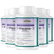 Viscera- Digestive Support- 5 Bottles- 300 Capsules