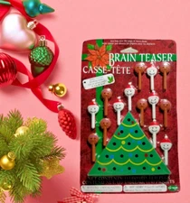 Holiday Brain Teaser Game Snowmen & Gingerbread Men Any Age Any One FUN