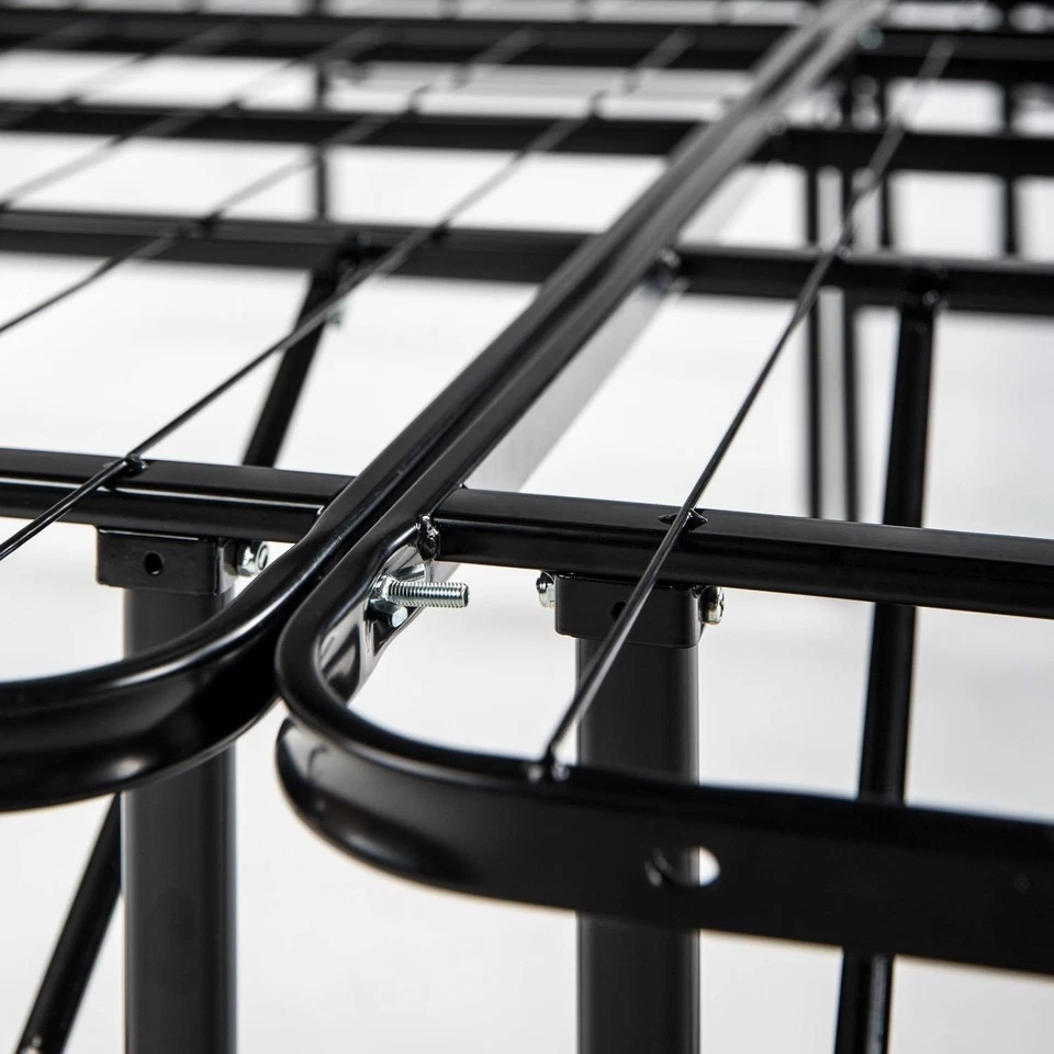 Marco de cama base inteligente de acero Spa Sensations 14 pulgadas de alto bajo almacenamiento tamaño king nuevo Foto 4 de 4