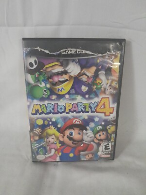 Mario Party 4 Nintendo GameCube Case NO GAME Some Damage On Artwork See Photos 