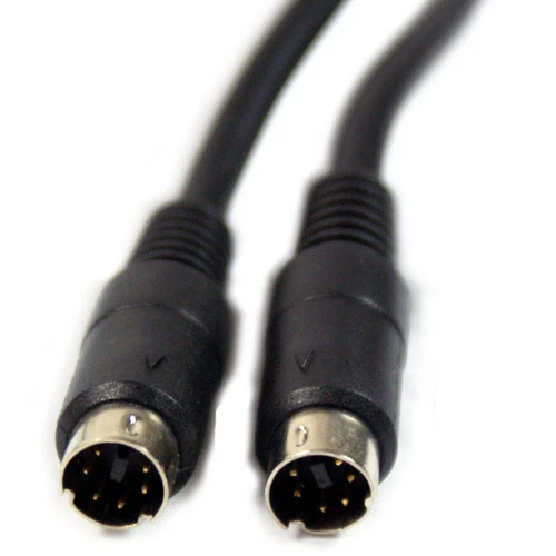 3m 6 Broches Mini Din à Brancher Mâle Audio Vidéo Câble Plomb Ps2 Souris Clavier - Photo 1/1