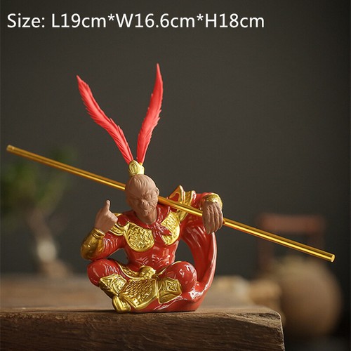 handmade craft Monkey king statue home decoration real yixing zisha tea pet new - Picture 7 of 9