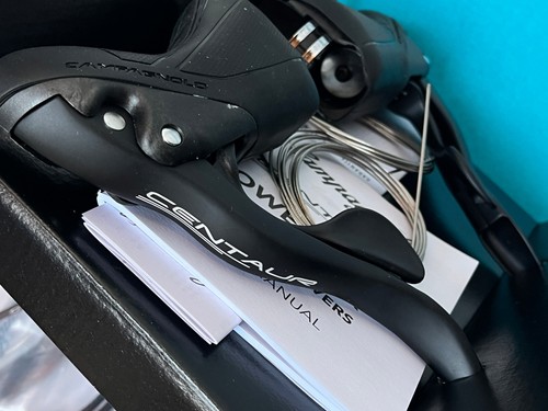 Campagnolo Centaur 11-speed Ergopower Power Shift ™ Control Lever Set New NOS - Picture 9 of 13