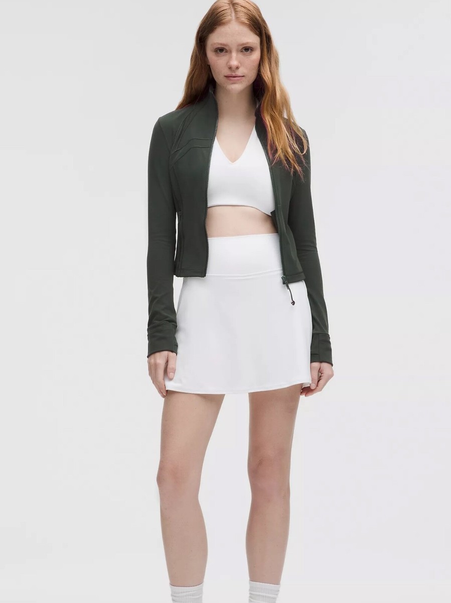 美品lululemon crop define jacket size4 Lululemon Cropped Define Jacket *Nulu - Medium Forest - lulu