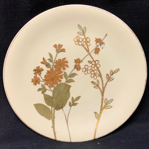 Staffordshire Hand Painted Porcelain Plate ~ 1880