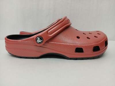 Crocs Women's Classic Metallic Clog 205831-6XJ Strawberry Wine Sz