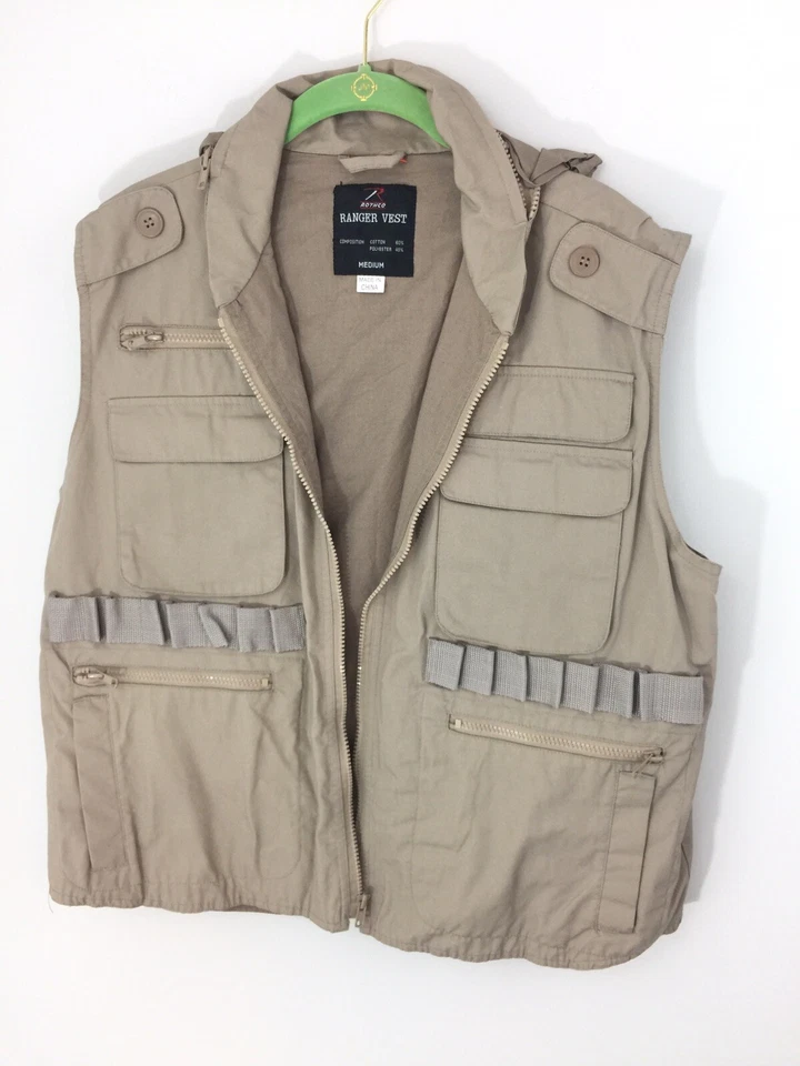 Rothco Military Tactical Hunting Fishing Ranger Vest With Hood Mens Medium New - Image 4 of 4