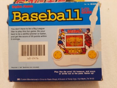Jeu électronique Portable Vintage Radio Shack Baseball N° 602476 - Années 80