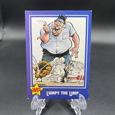 1990 Sunkist Growers -Comic Character Baseball - Lumpy The Ump - Lot1831