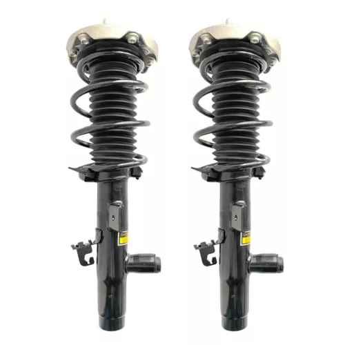 2x Front Shock Struts Assys w/EDC For BMW F30 F31 F32 F33 F36 328d 330i 428d RWD - Picture 3 of 8