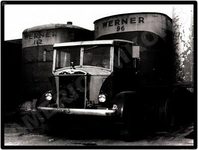Mack Trucks New Metal Sign: Werner Trucking Mack in Line.
