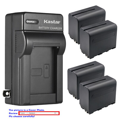 Kastar Battery AC Charger for FEELWORLD F6 PLUS 5.5 INCH 3D LUT FIELD MONITOR