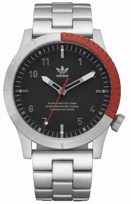 Adidas Z03 2958-00 Cypher M1 Men's Analog Watch Silver-Tone Steel