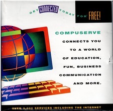 Vintage CompuServe Internet Software - 3.5" floppy disc - unopened - 1995 -