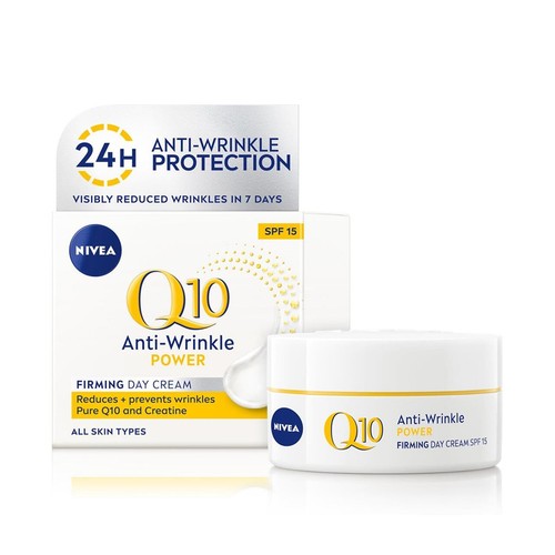 NIVEA Q10 Power Anti-Wrinkle Day Face Cream SPF15 50ml