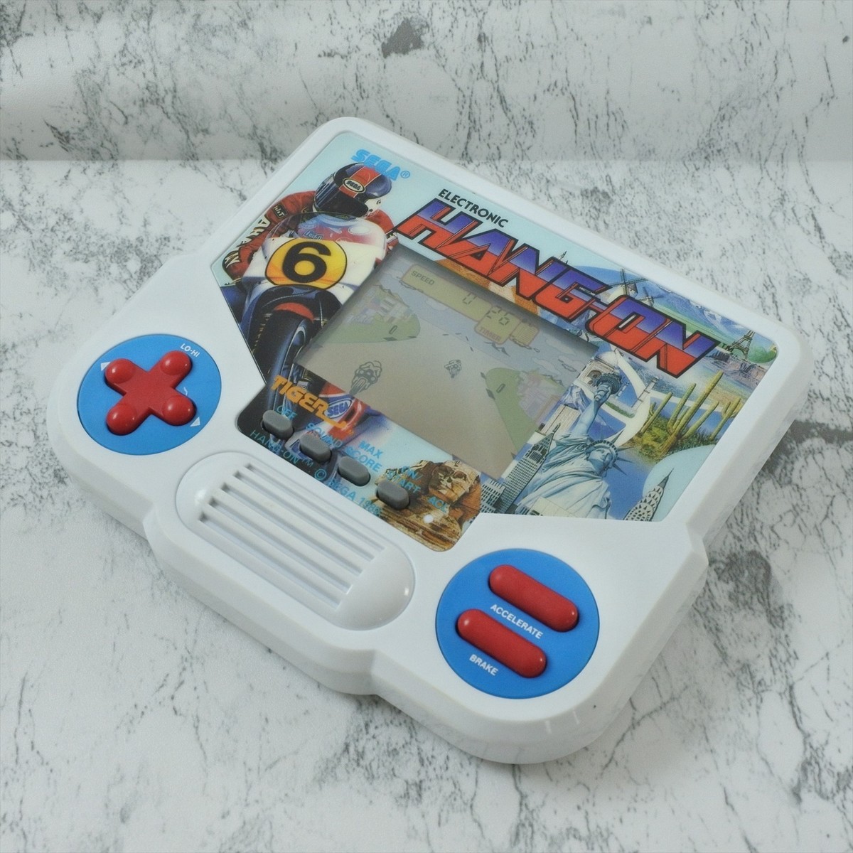 LCD HANG ON Handheld Console Boxed Game Vision SEGA 7187 | eBay