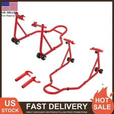 Professional Heavy-Duty Motorcycle Stand for Front and Rear Wheels Stand Lift