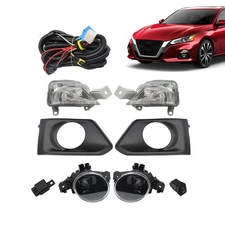 Front Fog Light w/Cover Bezel Turn Signal Lamp For 2019-2022 2021 Nissan Altima