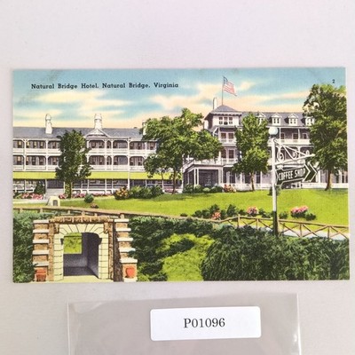 Natural Bridge Hotel Virginia 1930s Linen Postcard VA PC Unposted Coffee Shop