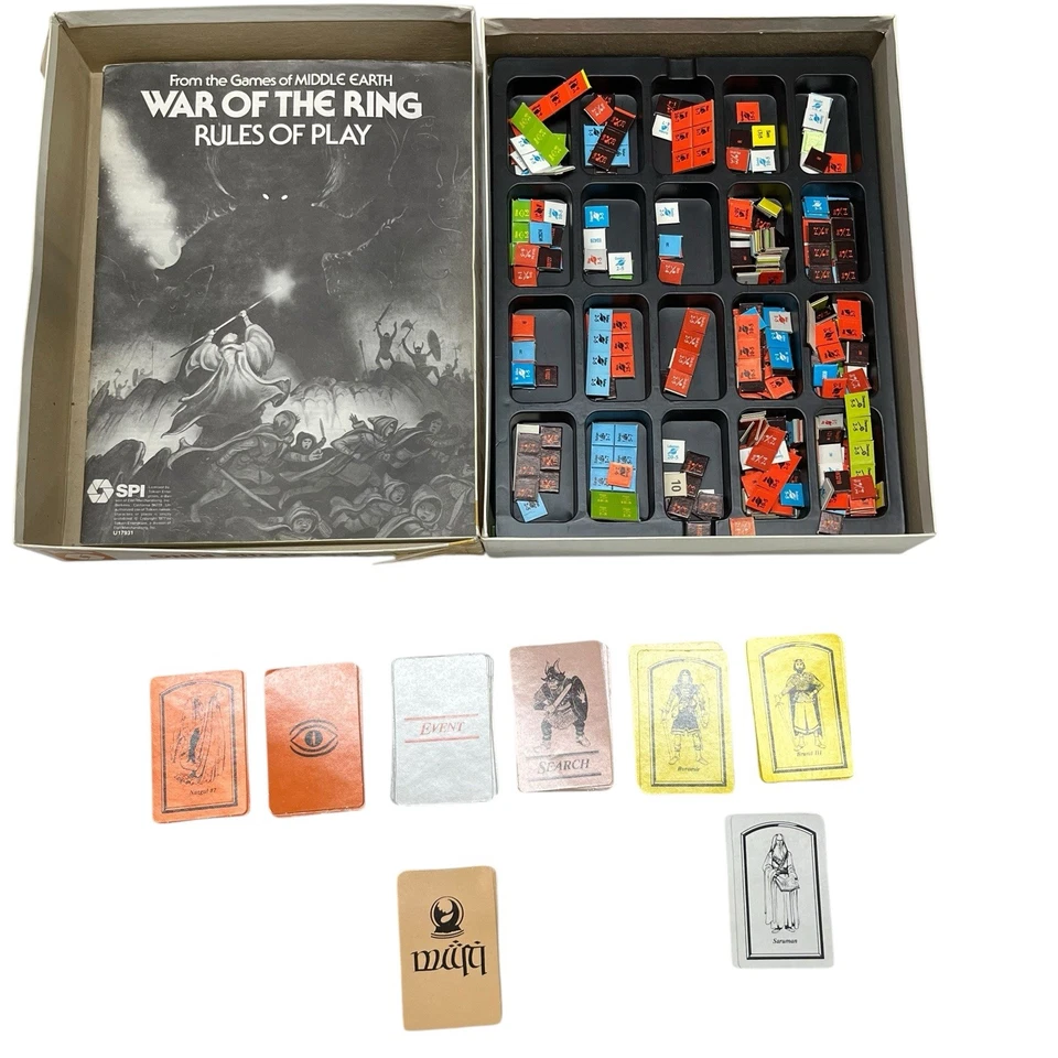 War of the Ring - SPI 1790 - Vintage Lord of the Rings  Board Game 1977 - Image 3 of 4
