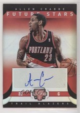 2014 Totally Certified Future Stars Signatures Mirror 5/25 Allen Crabbe Auto 0q0