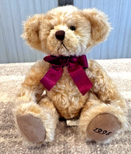 Russ Berrie Bear Plush Stanley 1st in Bombay Series Limited Edition 1998