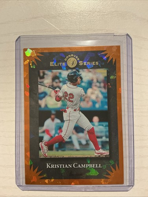 #ad #ad 2025 Panini Donruss Elite Series Kristian Campbell #5 Orange Ice 75 RC $7.99