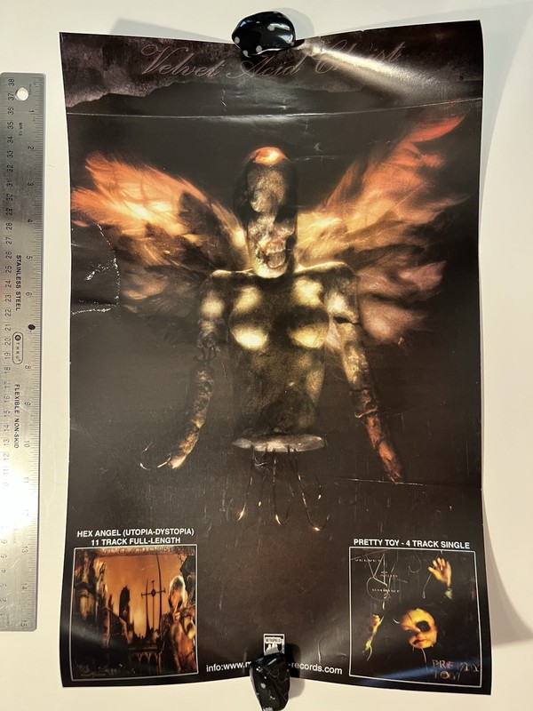 Velvet Acid Christ Promo Poster Goth Industrial 