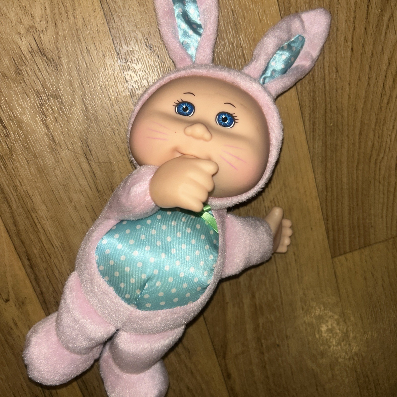 Cabbage Patch Kids Cuties 9" Doll in bunny suit Easter bunny 2013 Jakks 