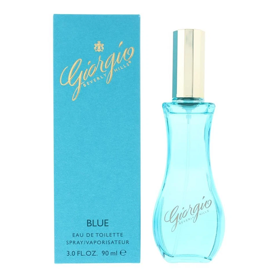 Giorgio Beverly Hills Blue EDT 90ml With Free Fragrance Gift