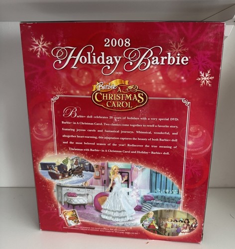 2008 Holiday Barbie Doll NRFB ❤️ - Picture 3 of 7