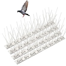 Stainless Steel Pigeon Spikes Bird Repeller Deterrent Traps Anti-bird Repellent