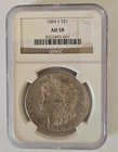 1884-S NGC AU58 Morgan Silver Dollar - Key Date