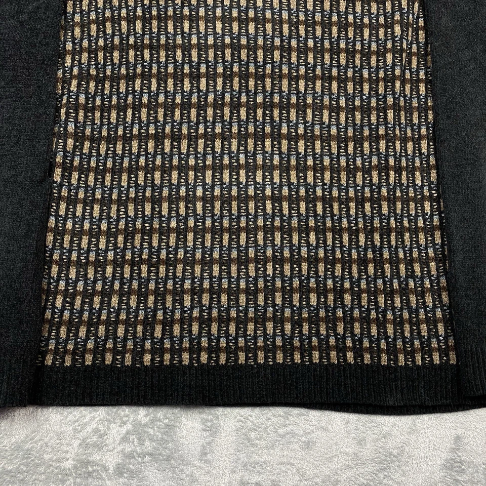 Vintage Consensus Sweater Mens Size L Textured Chenille Grandpa Pullover Skater - Image 4 of 4