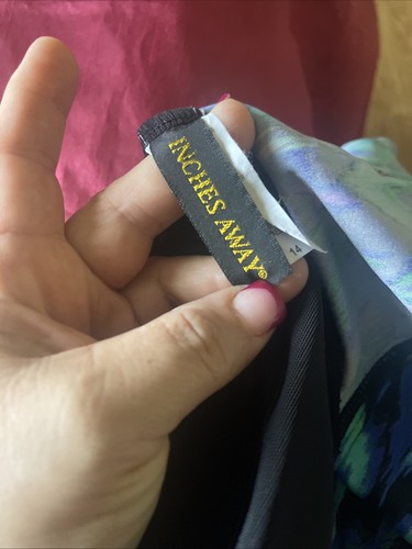 Traje de baño multicolor de una pieza para dama talla 14 Inches Away - Imagen 7 de 8