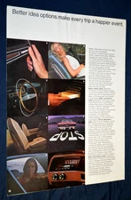 1970 Ford LTD XL Galaxie Custom 500 Features Original Dealer Advertisement Ad 70