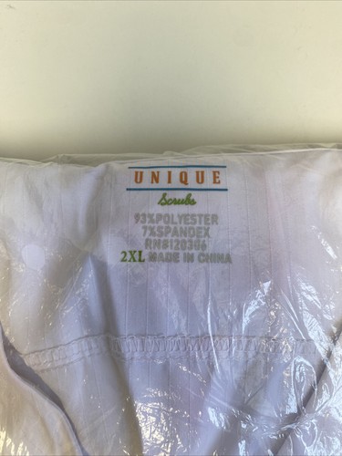 UNIQUE Scrubs- Slim Tapered Fit Shirt & Pants - Picture 4 of 7