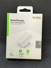 Belkin WCA006DQWH USB-C PD PPS Wall Charger 20W iPhone Samsung Pixel