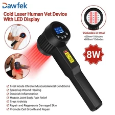 8W Cold Laser Red Light Therapy For Office Workers Neck & Wrist Pain Relief 