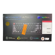 Keychron - V1 Ultra 8k 75 Custom Red Switch Mechanical Gaming Keyboard with ...