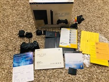 Sony PlayStation 2 Slim PS2 Console System with Memory Card CIB Box Fully Tested