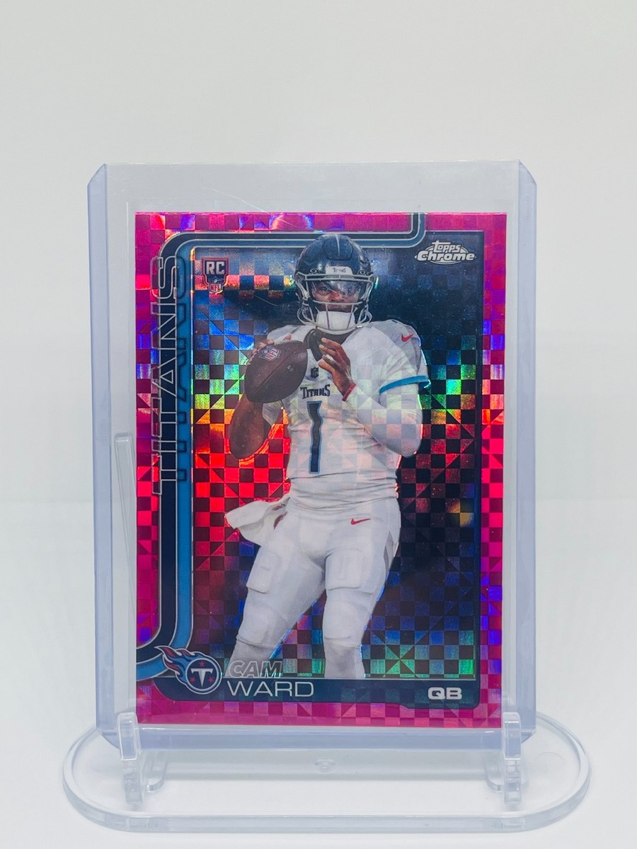 2025-26 Topps Chrome Cam Ward Hot Pink X Fractor Mega Exclusive | eBay