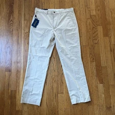 Polo Golf Ralph Lauren Mens 32x30 Tailored Fit Cotton Blend Golf Pant Basic Sand