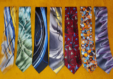 7 JERRY GARCIA / GRATEFUL DEAD  batch 17  MENS TIES  60" FULL COLOR WARDROBE