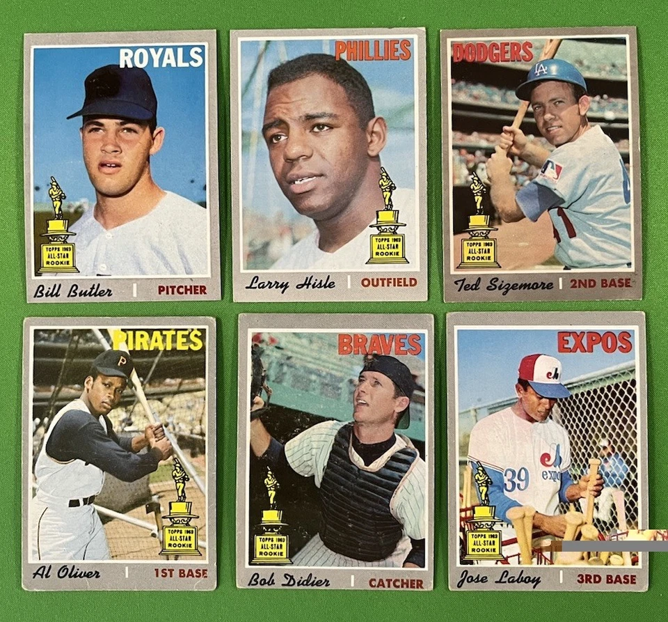 1970 Topps Baseball Partial Set/Lot (350/720) w/ HOF, All-Stars, Semi-Stars • VG - Image 4 of 4
