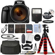 Nikon Coolpix P1100 16MP 4K Digital Camera with 125x Optical Zoom 32GB Bundle