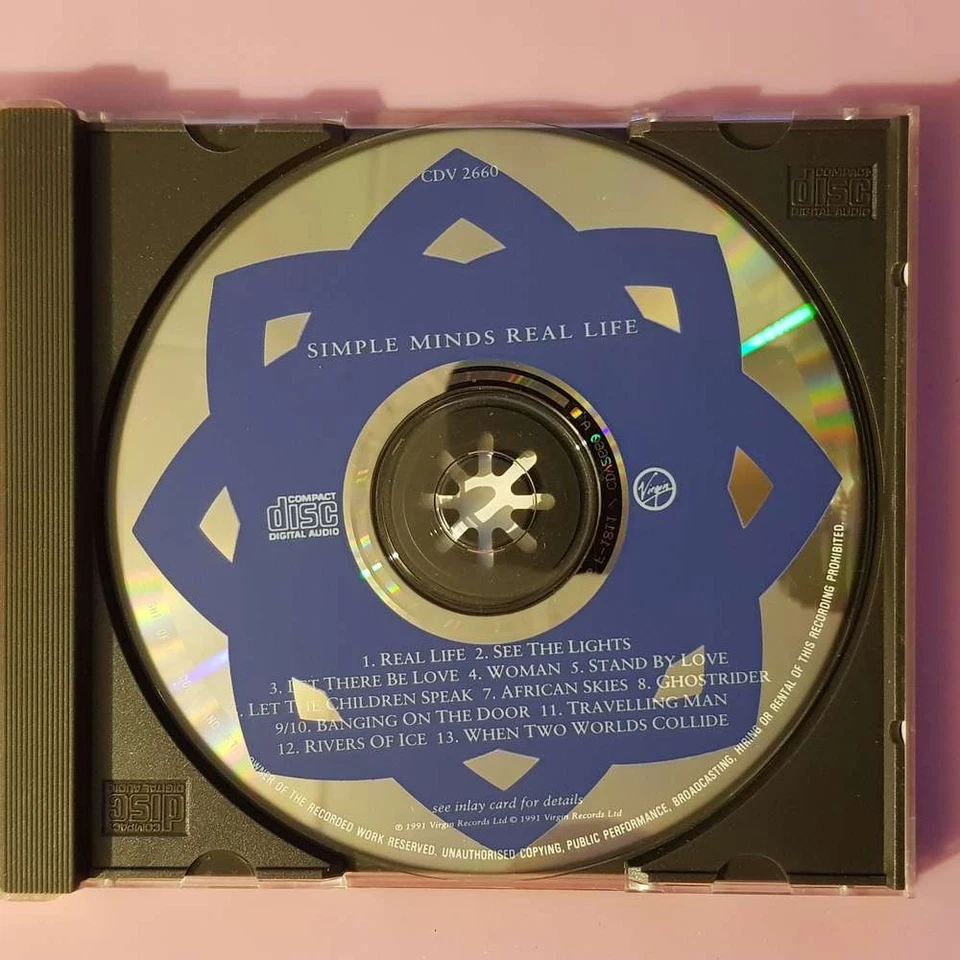 SIMPLE MINDS Real Life SONO VG+/VG+ (CD) - Bild 3 von 4