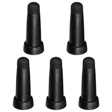 5pcs Black Plastic Umbrella Tip Cover Replacement, Patio Parasol Tip Cap, Long