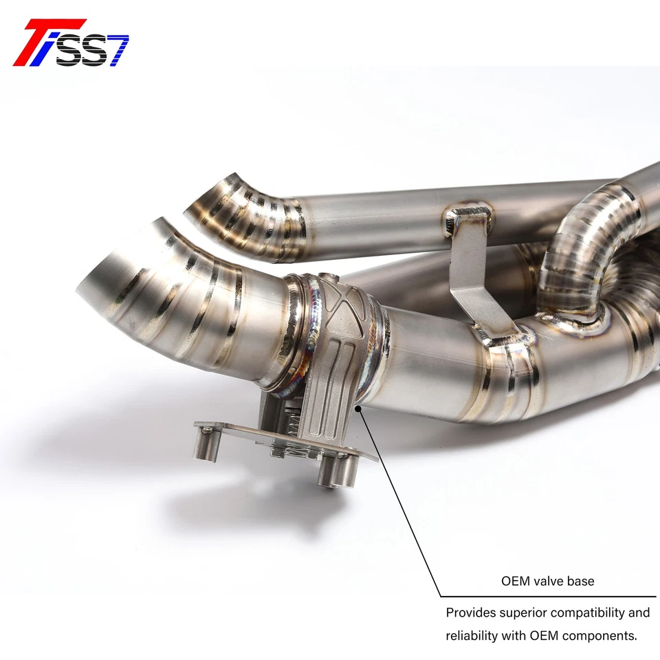 Porsche 992 Carrera 3.0L Turbo 20-24 Titanium Center Exhaust W/V - Image 3 of 4