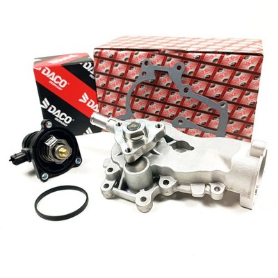 ASHIKA Wasserpumpe mit DACO Thermostat OPEL Adam M13 Astra J Corsa D E Meriva B